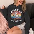 Weird Teachers Build Character Teacher Unisex Hoodie, funny design Weird Teachers Build Character Teacher Unisex Hoodie, funny design