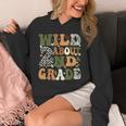 Wild About 2nd Grade Teacher Student First Day Of School Unisex Hoodie, 2nd Grade Teacher Gifts, First Grade Teacher Gifts, funny design