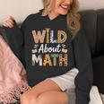 Wild About Math Cute Teacher Student Math Club Unisex Hoodie, funny design Wild About Math Cute Teacher Student Math Club Unisex Hoodie, funny design