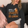 Will Trade Students For Candy Halloween Costume Teacher Unisex Hoodie, funny design Will Trade Students For Candy Halloween Costume Teacher Unisex Hoodie, funny design
