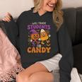Will Trade Students For Candy Shirt Fun Candy Corn Teacher Unisex Hoodie, funny design