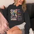 Women Bible Verse Christian Teacher God Says Back To School Unisex Hoodie, funny design Women Bible Verse Christian Teacher God Says Back To School Unisex Hoodie, funny design