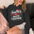 Xmas Lighting Santa's Favorite Math Teacher Christmas Unisex Hoodie, funny design Xmas Lighting Santa's Favorite Math Teacher Christmas Unisex Hoodie, funny design
