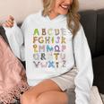 ABC Animals Alphabet Graphic Boys Girls Kindergarten Teacher Unisex Hoodie, funny design