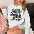 Blessed To Be A Catholic School Teacher Christian Teaching Unisex Hoodie, funny design