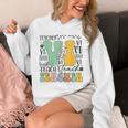 Braille Teacher Of The Visually Impaired Groovy VI Teacher Unisex Hoodie, Groovy Teacher Gifts, funny design