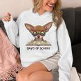 Chihuahua 100 Days Of School Rainbow Glasses Teacher Unisex Hoodie, funny design Chihuahua 100 Days Of School Rainbow Glasses Teacher Unisex Hoodie, funny design