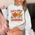 Fall In Love With Learning Thanksgiving Teacher Student Kids Unisex Hoodie, funny design Fall In Love With Learning Thanksgiving Teacher Student Kids Unisex Hoodie, funny design