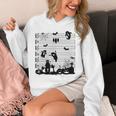 Halloween Music Note Clefs Spooky Ghost For Music Teacher Unisex Hoodie, funny design