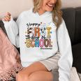 Happy First Day Of School PE Teacher Life Back To School Unisex Hoodie, Pe Teacher Gifts, funny design Happy First Day Of School PE Teacher Life Back To School Unisex Hoodie, Pe Teacher Gifts, funny design