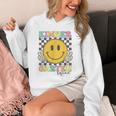 Kindergarten Squad Smile Face Teachers Kids Back To School Unisex Hoodie, funny design
