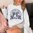 PE Teacher Living That PE Life Physical Education Teacher Unisex Hoodie, Pe Teacher Gifts, funny design PE Teacher Living That PE Life Physical Education Teacher Unisex Hoodie, Pe Teacher Gifts, funny design