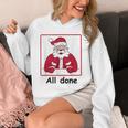 Retro All Done Christmas Special Ed Teacher Team Santa Women Unisex Hoodie, funny design Retro All Done Christmas Special Ed Teacher Team Santa Women Unisex Hoodie, funny design