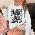 Science Because Figuring Things Out Teacher Scientific Adult Unisex Hoodie, Science Teacher Gifts, funny design