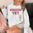 Teacher Growth Mindset Power Of Yet Unisex Hoodie, funny design Teacher Growth Mindset Power Of Yet Unisex Hoodie, funny design