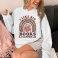 Teacher-TShirt I Like Big Books & I Cannot Lie Reading For Women Unisex Hoodie, funny design