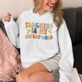 Teaching Is My Superpower Vintage Groovy University Teacher Unisex Hoodie, Groovy Teacher Gifts, funny design