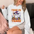 Trick Or Teach Teacher Halloween Ghost Pencil Floral Unisex Hoodie, funny design Trick Or Teach Teacher Halloween Ghost Pencil Floral Unisex Hoodie, funny design