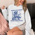 Weird Teachers Build Character Shirt Raccoon Teacher Unisex Hoodie, funny design