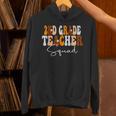 2nd Grade Teacher Squad Cute Women Groovy Fall Autumn Lovers Unisex Hoodie, Groovy Teacher Hoodies, 2nd Grade Teacher Hoodies, gift for family, gift for coworker