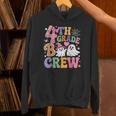 4th Grade Boo Crew Fourth Grade Teacher Kids Happy Halloween Unisex Hoodie, 4th Grade Teacher Hoodies, gift for family, gift for coworker