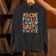 Alphabet A-Z ABC Kids Back To School Pre K Teachers Unisex Hoodie, gift for family, gift for coworker