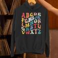 Alphabet Hi Back To School ABC Pre K Kindergarten Teacher Unisex Hoodie, gift for family, gift for coworker