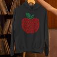 Apple Dot Pattern Art Teacher Appreciation Men Women Humor Unisex Hoodie, gift for family, gift for coworker Apple Dot Pattern Art Teacher Appreciation Men Women Humor Unisex Hoodie, gift for family, gift for coworker