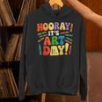 Back To School Hooray It's Art Day Art Teacher Artist Unisex Hoodie, gift for family, gift for coworker Back To School Hooray It's Art Day Art Teacher Artist Unisex Hoodie, gift for family, gift for coworker