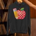Back To School Pencil And Apple Teacher Student Unisex Hoodie, gift for family, gift for coworker Back To School Pencil And Apple Teacher Student Unisex Hoodie, gift for family, gift for coworker