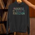 Back To School Progress Over Perfection Motivational Teacher Unisex Hoodie, gift for family, gift for coworker