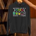 Battery Life Of a Paraprofessional Para Teacher Life Unisex Hoodie, gift for family, gift for coworker