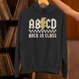 Boys Girls Teachers Rock Back To School ABCD Back In Class Unisex Hoodie, gift for family, gift for coworker