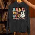Bruh We Out Teacher Retro Last Day Of School Boys Girls Kids Unisex Hoodie, gift for family, gift for coworker