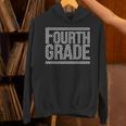 Checkered Fourth Grade Teacher Team Crew Back To School Unisex Hoodie, gift for family, gift for coworker