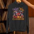 Way To Classroom Halloween Witch Three Cute Sloths Teacher Unisex Hoodie, gift for family, gift for coworker