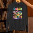Color The World With Kindness Teachers Back To School Unisex Hoodie, gift for family, gift for coworker