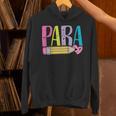 Colorful PARA Teacher Paraprofessional Cute Pencil Unisex Hoodie, gift for family, gift for coworker Colorful PARA Teacher Paraprofessional Cute Pencil Unisex Hoodie, gift for family, gift for coworker