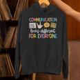 Communication Looks Different Tee Shirt Kids -Adults Teacher Animal Print Small Short Sleeve Classic Fit Crew Neck Polyester 100 Unisex Hoodie, gift for family, gift for coworker Communication Looks Different Tee Shirt Kids -Adults Teacher Animal Print Small Short Sleeve Classic Fit Crew Neck Polyester 100 Unisex Hoodie, gift for family, gift for coworker