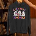 Cute Ghost Read More Books Lover Teacher Halloween Costume Unisex Hoodie, gift for family, gift for coworker
