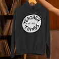 Dr Seuss Teacher Of All Things Red Emblem Unisex Hoodie, gift for family, gift for coworker