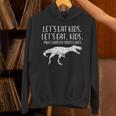 Lets Eat Kids Punctuation Saves Lives Dino Teacher Men Unisex Hoodie, gift for family, gift for coworker