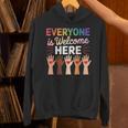 Everyone Is Welcome Here Shirt Teacher Unisex Hoodie, gift for family, gift for coworker