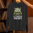 Eye Survived 100 Days Of School Monster Lover Teacher Kids Unisex Hoodie, gift for family, gift for coworker Eye Survived 100 Days Of School Monster Lover Teacher Kids Unisex Hoodie, gift for family, gift for coworker