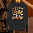 Fall In Love With Learning Fall Teacher Thanksgiving Retro Unisex Hoodie, gift for family, gift for coworker Fall In Love With Learning Fall Teacher Thanksgiving Retro Unisex Hoodie, gift for family, gift for coworker