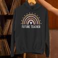 Future Teacher Kids Youth Girls Leopard Rainbow Women Unisex Hoodie, Future Teacher Hoodies, gift for family, gift for coworker Future Teacher Kids Youth Girls Leopard Rainbow Women Unisex Hoodie, Future Teacher Hoodies, gift for family, gift for coworker