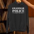 Grammar Police T Shirt English Teacher Unisex Hoodie, English Teacher Hoodies, gift for family, gift for coworker