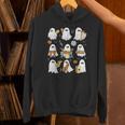 Halloween Ghost Music Teacher Playing Instruments Unisex Hoodie, gift for family, gift for coworker