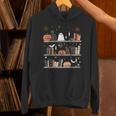 Halloween Library Ghost Books Teacher Spooky Trick Or Teach Unisex Hoodie, gift for family, gift for coworker