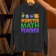 Halloween Monster Math Teacher Men Women Unisex Hoodie, gift for family, gift for coworker
